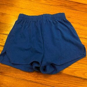 Blue soffe shorts